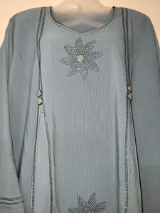 Embellished Blue Kurta