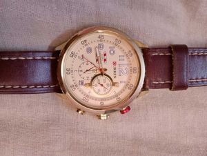 Curren Men's Brown Leather Watch