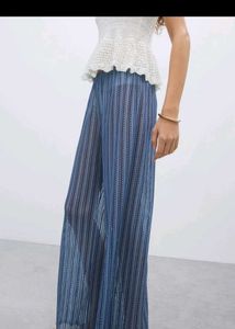 Low waist knit trousers