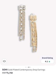 Designer Diamond Drop Earrings