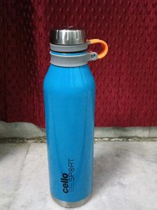 Cello Sport Water Bottle - Blue 24 hours hot and c