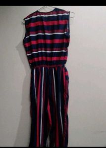 Chic Striped Jumpsuit