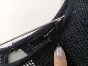 Black Dress with Lace Detail