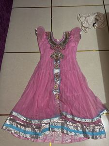 Beautiful Pink Embellished Kurta