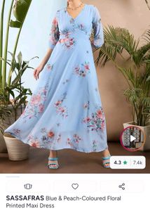 Beautiful Floral Maxi Dress