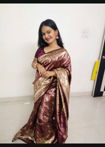 Elegant Silk Blend Saree