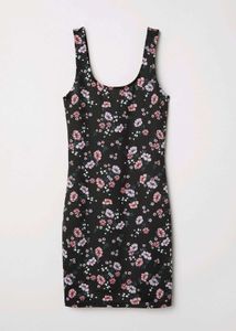 H&amp;M Floral Bodycon Dress