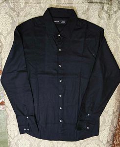 Snitch Men's Black Casual Shirt (Medium)