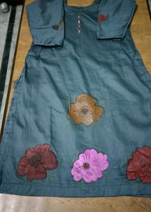 full suit in silk and a kurti i