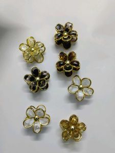 Chic Flower Hair Claw Clips (Set pack of 2)