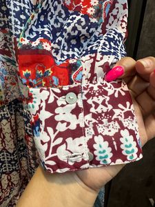 Only Multicolor Printed Midi Dress