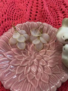 Floral Petal Drop Earrings