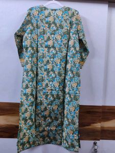 40 Size -Floral Kurta Set with Pants