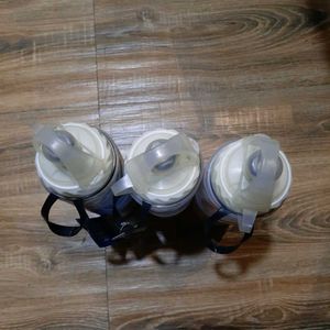 Set of 3 Unbreakable Sports Bottles