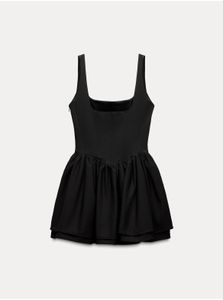 Zara Black Skater Dress