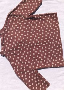 Oversized Blown Polka Shirt