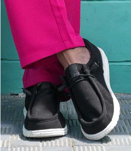 Solethreads men amigo black canvas low top