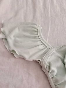 Mint Green Ruffled Top