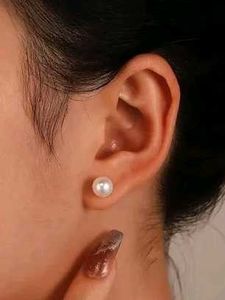 Elegant Pearl Stud Earrings