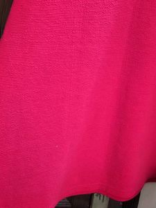 Chic Pink Textured Dress