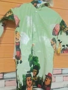 Rain Coat In Motu Patlu Print For 4 To 5 Year Kid