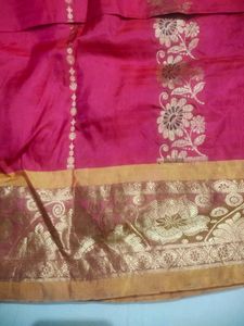 Pure Traditional Silk Skirt With Flare