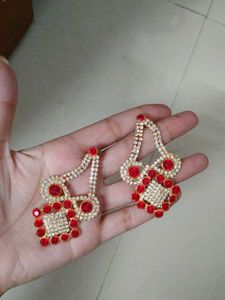 Red &amp; Gold Necklace Set