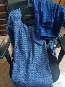 Blue Printed Kurti