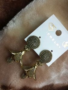 Beautiful flower design jhumki earrings