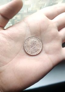 George V King Emperor One Quarter Anna 1919