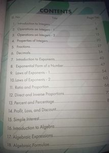 Learning Book For Class 7 Students Maths