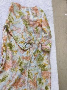 Embroidered Floral Kurti Top