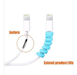 Spiral Charger Cable Protector 4 Pcs Pack Of 1