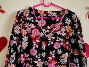 Floral Print Midi Dress