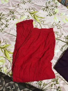Red pant and Purple Pants