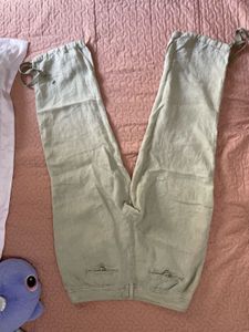 Lightweight Cropped Linen capri pants