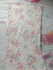 Floral Print Midi Kurta