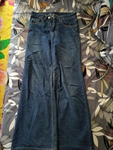 Classic Blue Denim Flare Jeans