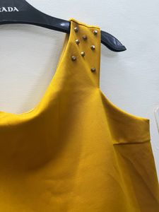 Beautiful Mustard Party Dress