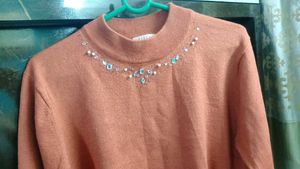 Sparkly Mock Neck Sweater