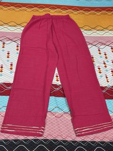 Pink Printed Kurta and Pant Set