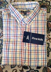firstcry Pine Kids Boys Plaid Shirt