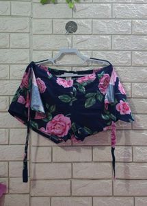 Billabong Floral Navy Blue Shorts