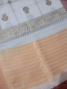 Elegant White gold shawl