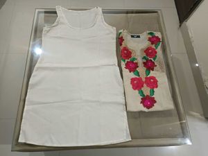 Beautiful Embroidered Kurta With Inner