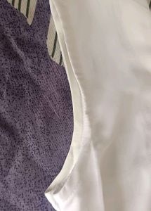 Embroidered white kurta