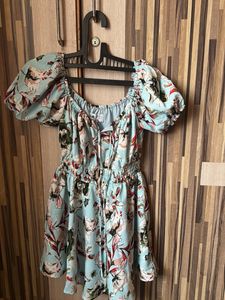 Chic Floral Print Dress