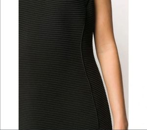 Sleeveless Black Knit Dress