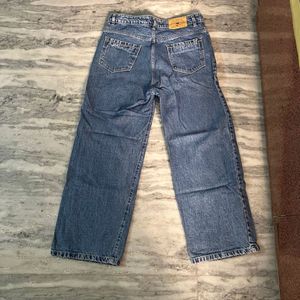 Wide Leg Denim Jeans