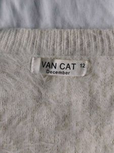 Cozy Van Cat Knit Sweater